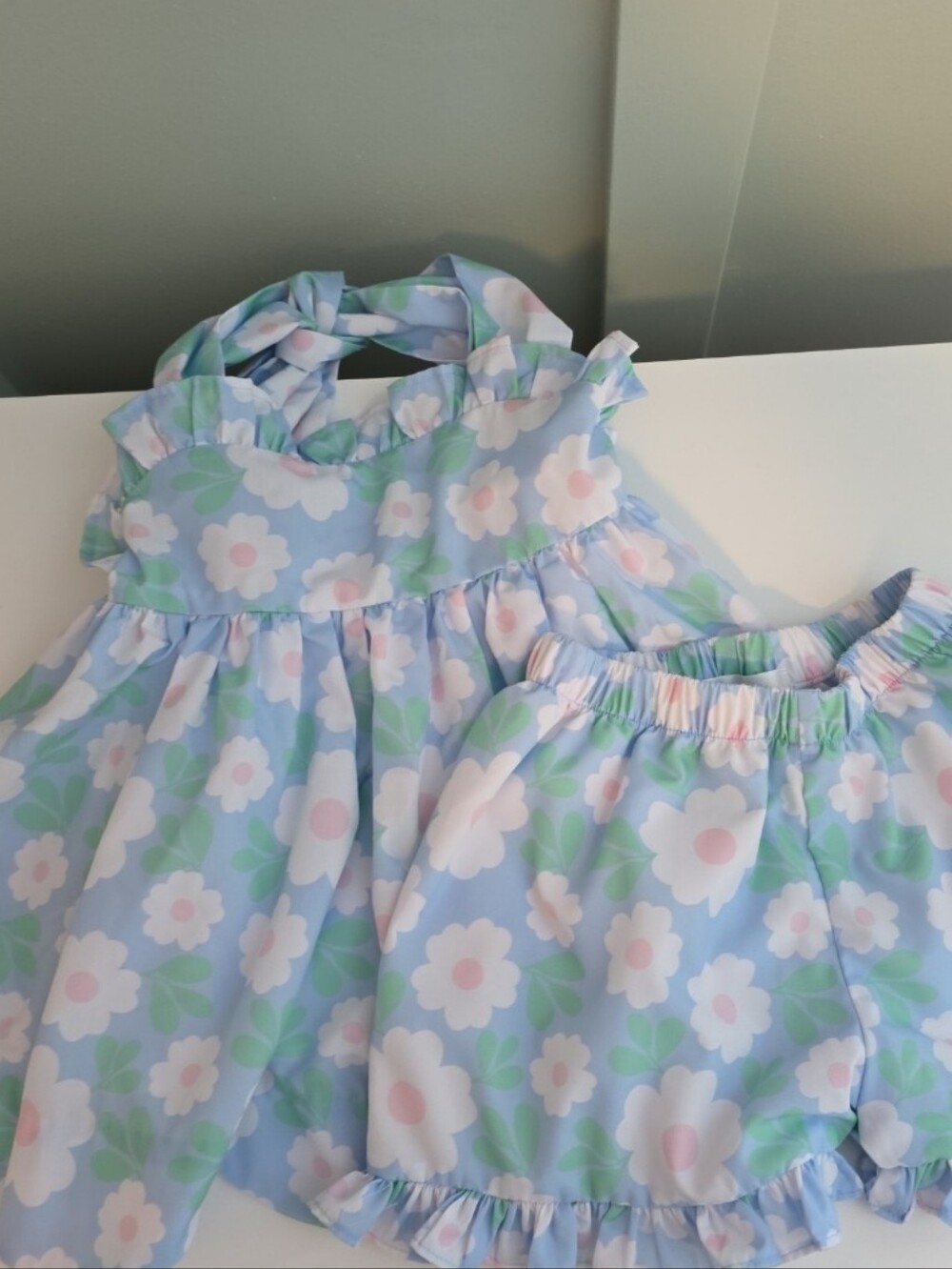 Cecil & Lou 4t Smocked Brand Floral Outfit Set